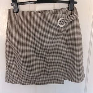 90’s Vintage Style Plaid Mini Skirt